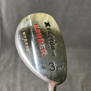 X Factor Hammer 3H Hybrid Fairway 20° Super Light Graphite Right Hand